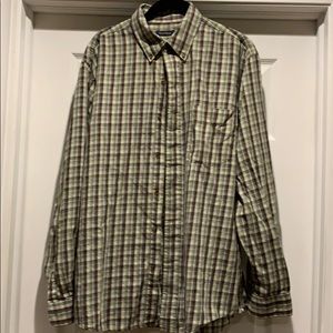 Club room long sleeve shirt 100% cotton